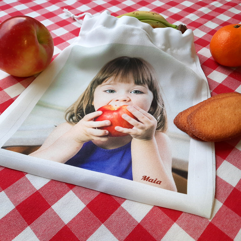 Bolsa de Merienda personalizada con foto