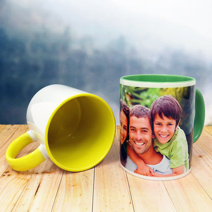 Taza de color personalizada