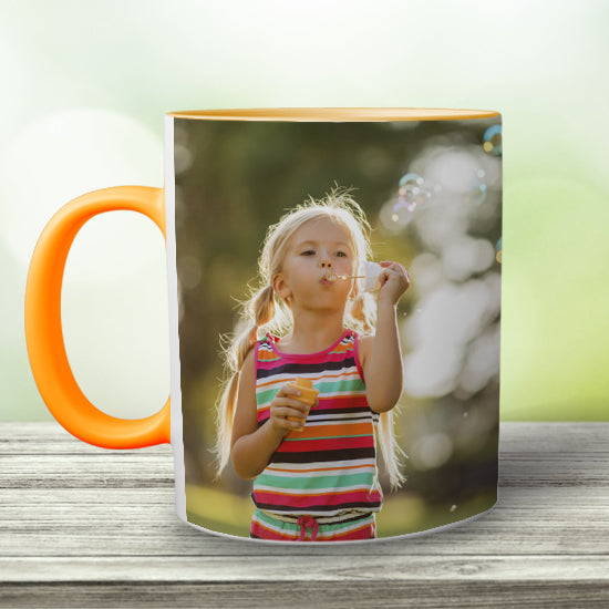 Taza de color personalizada
